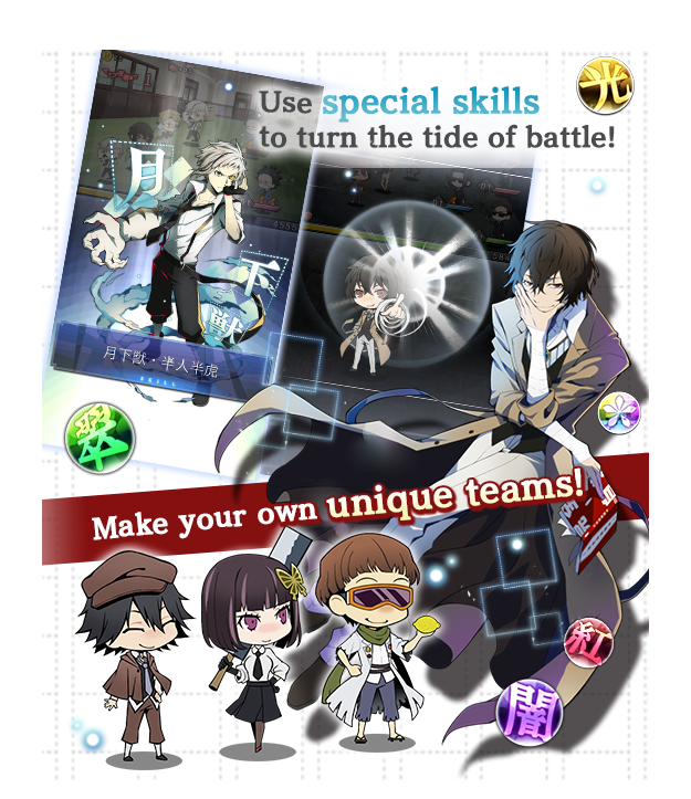 Ability Fling Puzzle Game Bungo Stray Dogs: Tales of the Lost